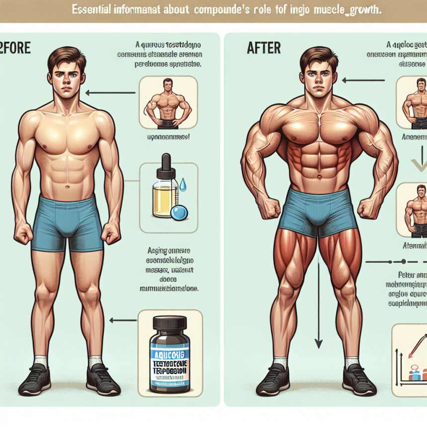 How aquous testosterone suspension affects athletes' muscle growth