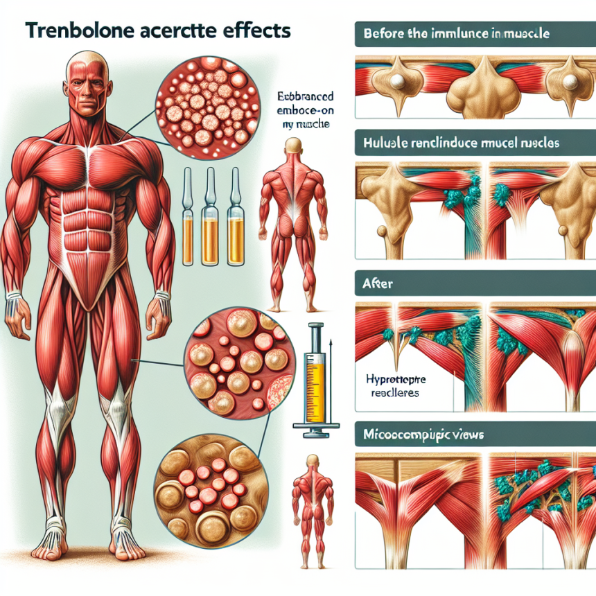 Trenbolone acetate effects on muscle hypertrophy