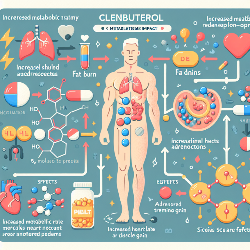 Clenbuterol: mechanism of action and metabolism impact