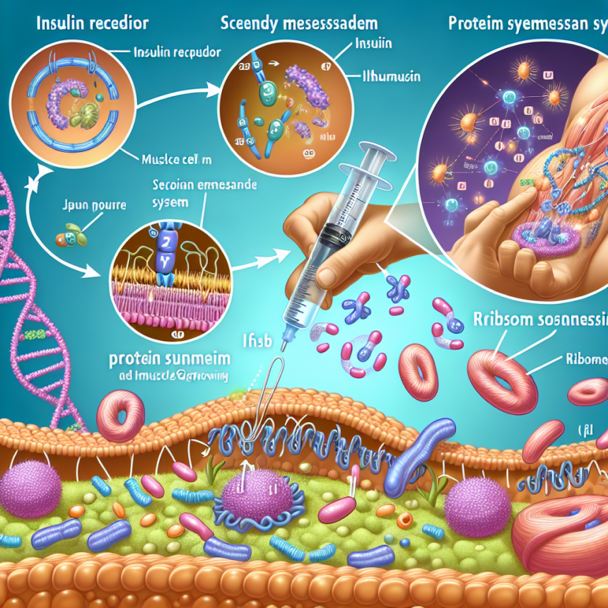 Effects of insulin on muscle hypertrophy