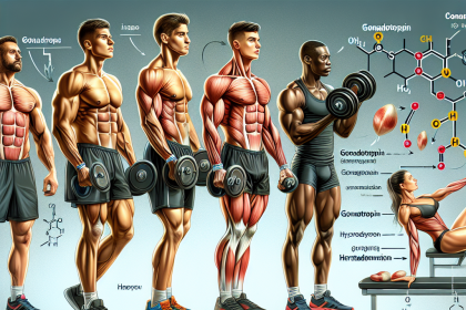 Enhancing muscle hypertrophy in athletes with gonadotropin