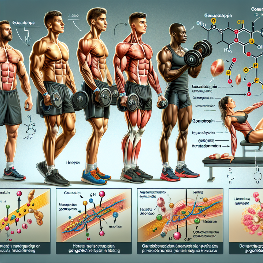 Enhancing muscle hypertrophy in athletes with gonadotropin