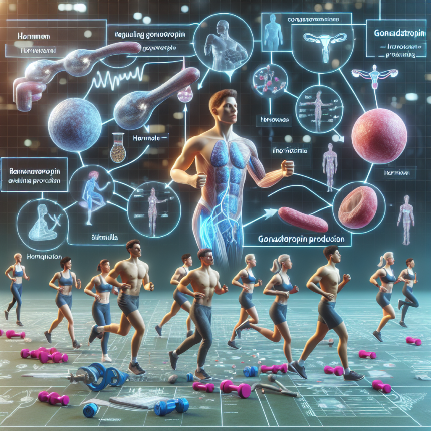 Regulating gonadotropin production through physical exercise