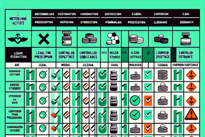 Drug scheduling of acetato di metenolone by country