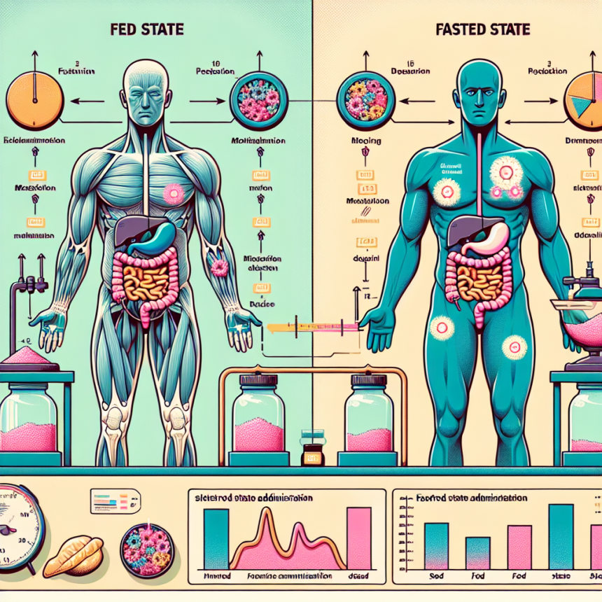Fasted vs fed state administration of oxandrolone