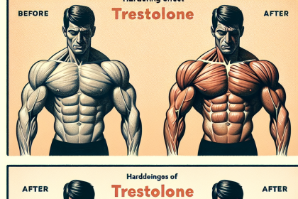 Hardening effect of trestolone on muscles