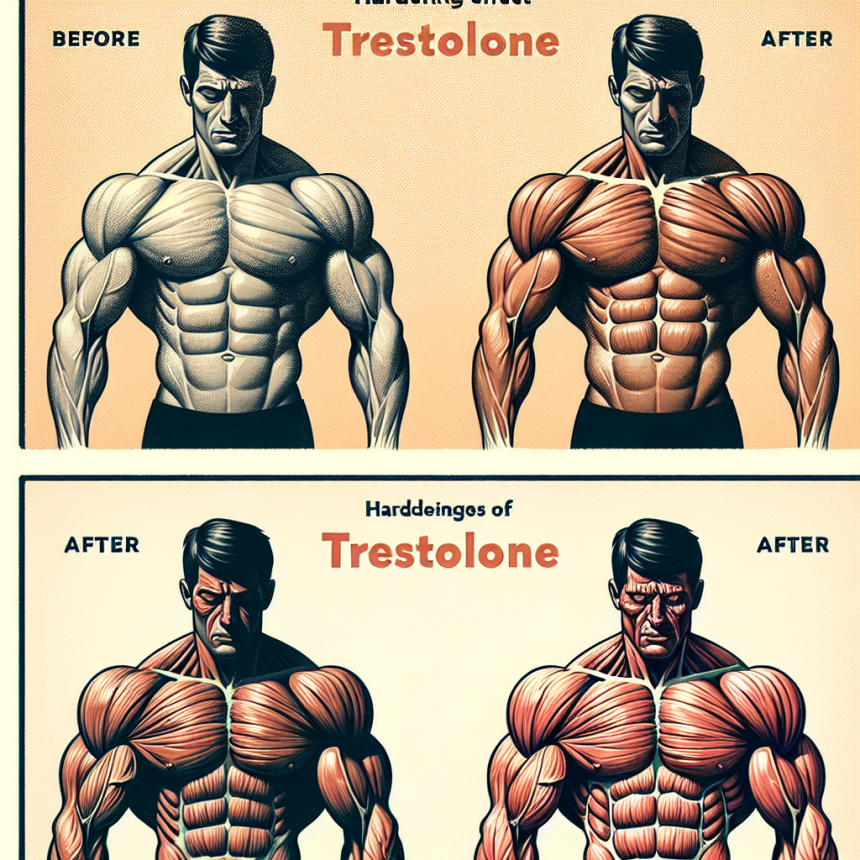 Hardening effect of trestolone on muscles
