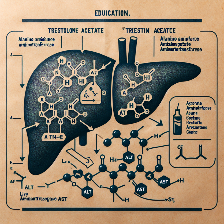How trestolone acetato affects liver enzymes (alt, ast)
