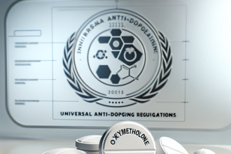 Oxymetholone compresse and anti-doping regulations (wada)